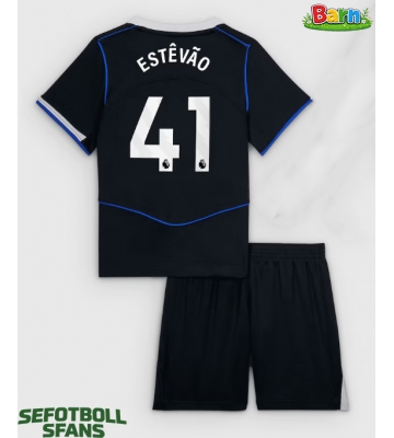 Chelsea Estevao Willian #41 Tredjeställ Barn 2025-26 Kortärmad (+ Korta byxor)